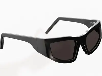 sunglass High quality 3d model Low-poly 3D model