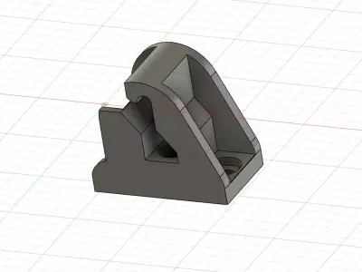 Trunk curtain holder E30 Touring 3D print model