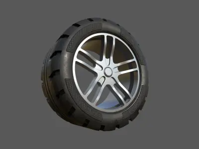 Car Wheel B 3D model