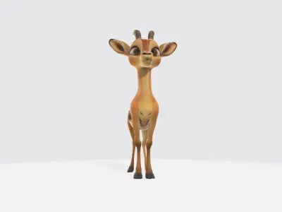 Gazelle Low-poly 3D model