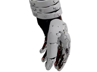 Futuristic Cyborg Hand 3D Model 3D model