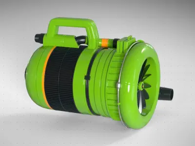 Jobsite Blower 3D model