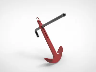 Admiralty Anchor 3D model