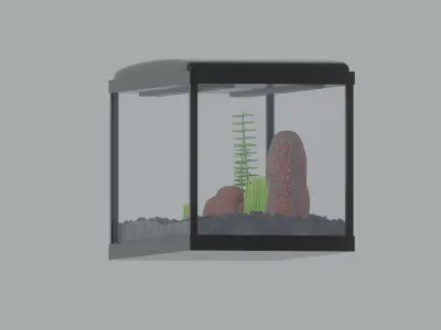 Aquarium Fish Tank 3D model buy