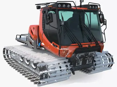 Snowy Snowcat Generic 3D model
