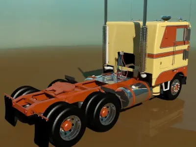 352 Semi Truck 3D model