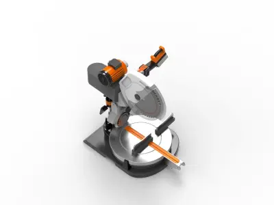 Circular saw 3D model