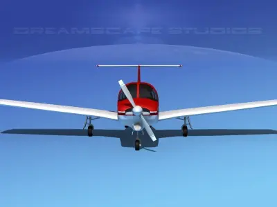 Piper Turbo Arrow III 3D model buy