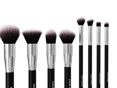 Makeup brush 01 3D model