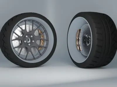 BBS wheels 3D model from CGTrader