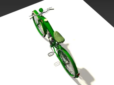 Old Bicycle Low-poly 3D model purchase