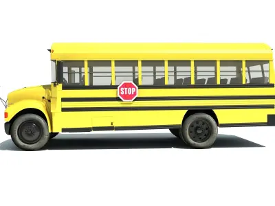 School Bus 3D model buy
