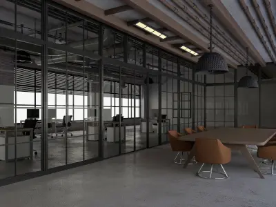 Loft Office 12 3D model