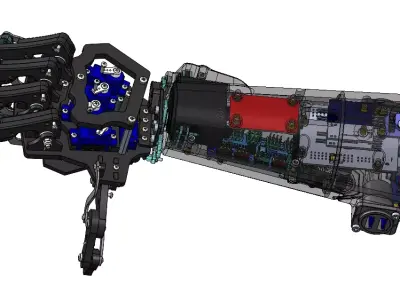 Mechanical Bionic Hand Free 3D model