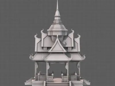 Pagoda V10 3D model
