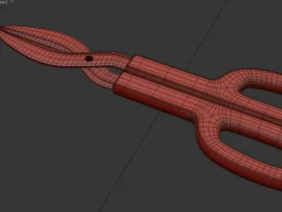  Garden Shears High Quality 3D Model FREE DOWNLOAD Free low-poly 3D model