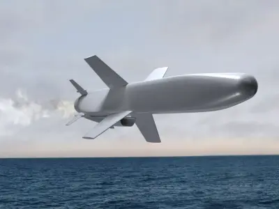 Teseo MK2 Missile 3D model