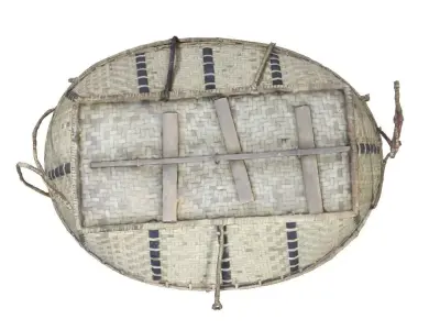 bamboo basket 3D model