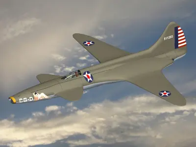 Lockheed L-133 Starjet 3D model