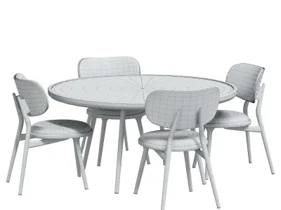 Mater DesignThe Dining Chair stoel 3D model