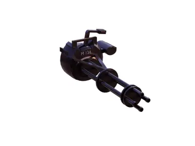 Machine gun Free 3D model