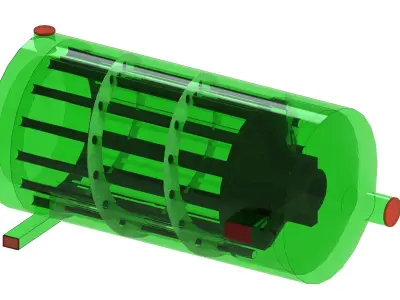 Pyrolysis boiler   3D model