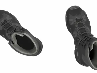 Military Boots Special Forces 3D model
