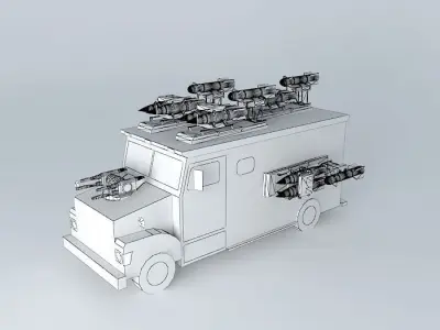 hahahahahahahahahahah red truck Free 3D model