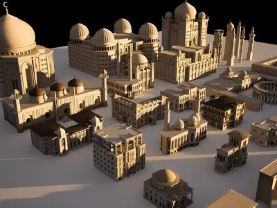 Arabian City 3D model