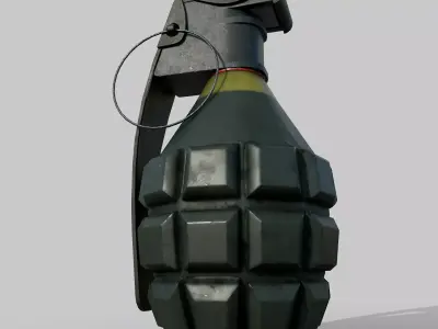 Grenade MK 2 Low-poly 3D model