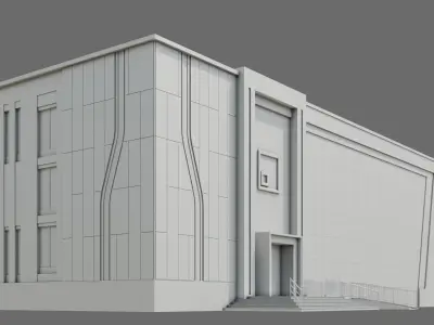 Office Building ID012 3D model