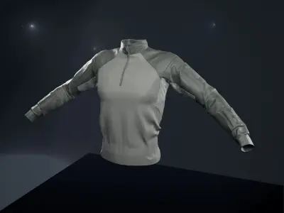 Tactical Shirt Low-poly 3D model