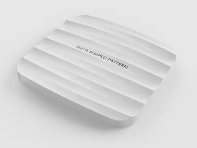 Industrial Design Creo 3D Wave-shaped pattern  3D model