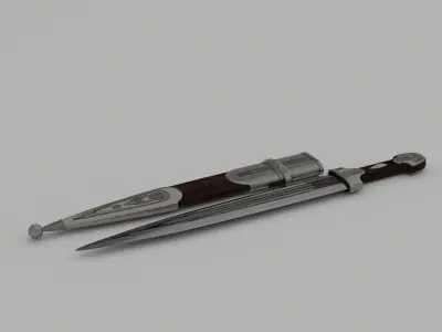 Dagger 1 sword 3D model