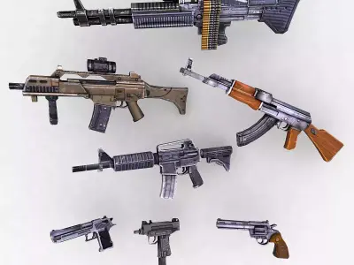 Police Force 3D Model Pack