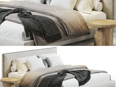 Richard Bed 3D model buy