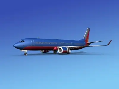 Boeing 737-900ER Southwest  3D model