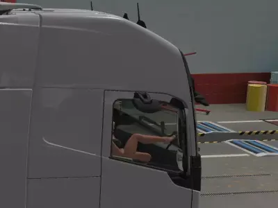 Pensativa  Companion mod for ETS2 Low-poly 3D model