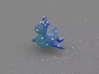 Houdini - Power Asset Shooter System Low-poly 3D model