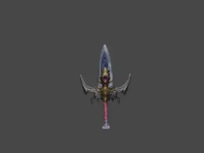 Zeloeman Sword A 34 Low-poly 3D model