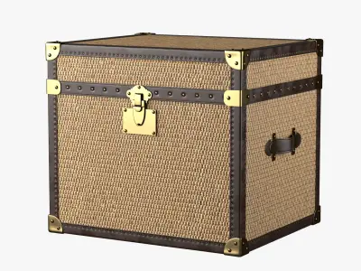 MAYFAIR RATTAN SIDE TABLE 3D model