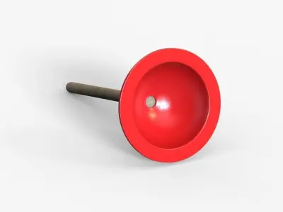 Sink Plunger Free 3D model