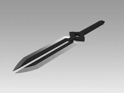 Darker Than Black Cosplay Accessories Heis Sword 3D model
