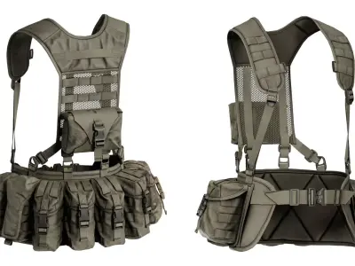 JAYJAYS GEN 4 COMMANDERS CHEST RIG Low-poly 3D model