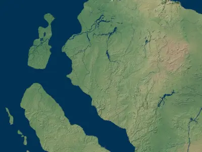 Late Cretaceous Earth 3D model