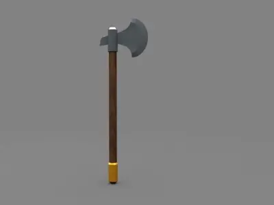 Battle -Axe of Grenadier  Low-poly 3D model