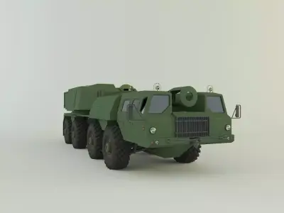 Russian Defense Gun A-222 3D model