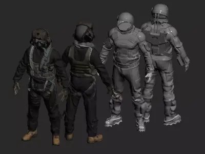 Spacesuit 3D model