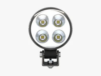 Circular LED Light Bar V2 3D model
