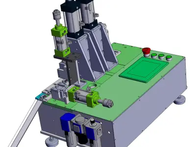 Terminal shaping machine bending machine 3D model